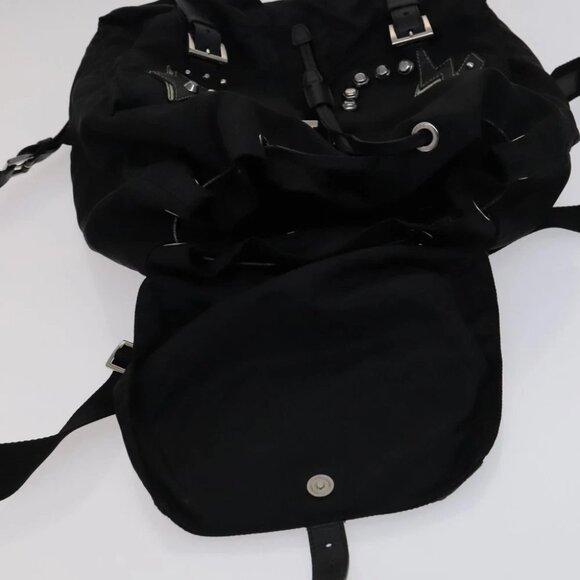 PRADA Backpack Nylon Black Auth 112941V - Picture 10 of 15